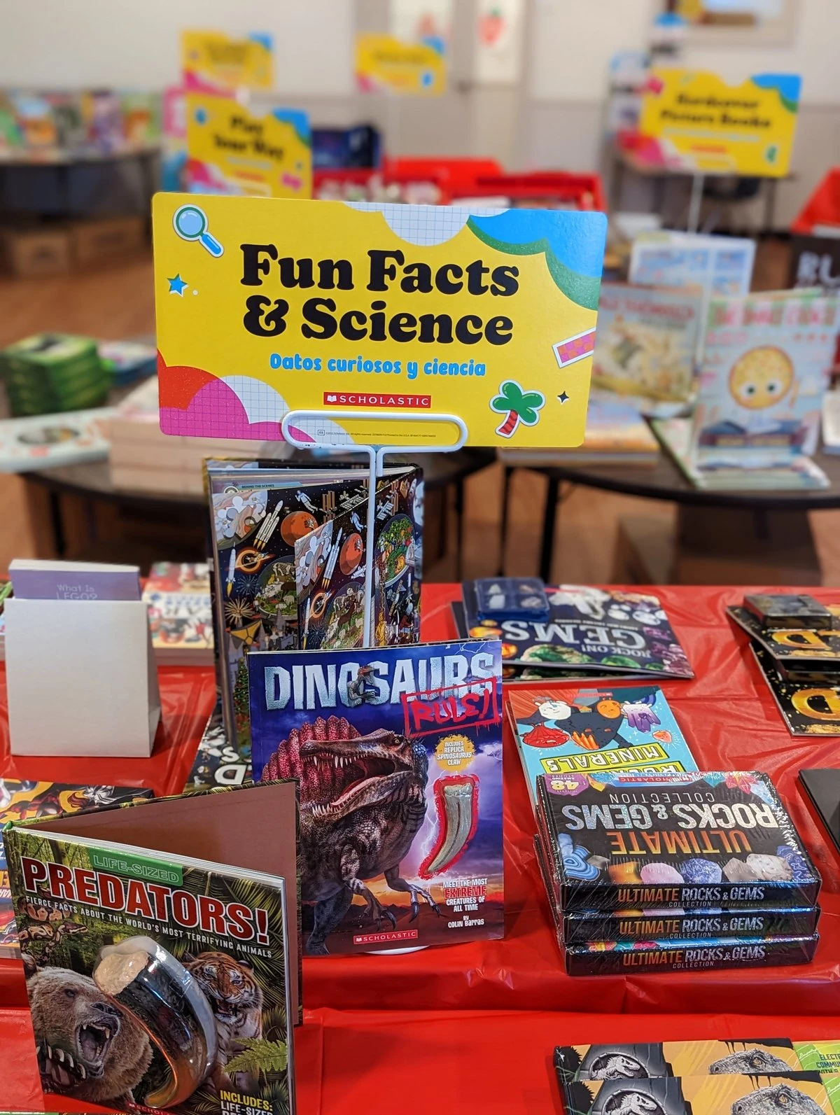 Families sharing cultural traditions at school multicultural day