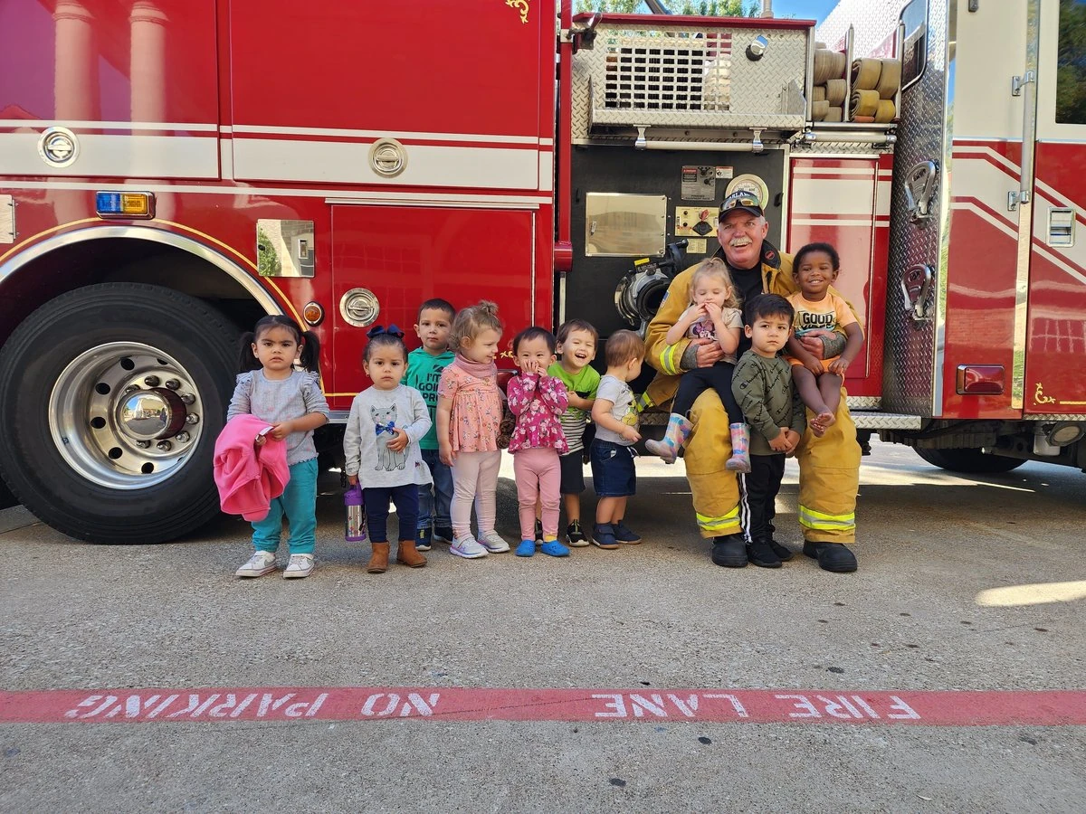 Children performing at a school celebration event