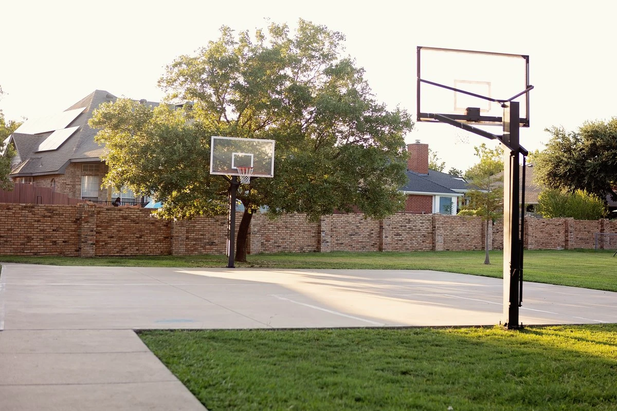 Children playing team sports and developing coordination skills on the playground